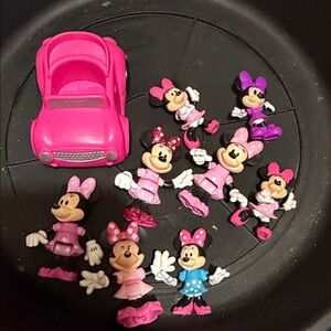 Pink Minnie Mouse Toy Set
